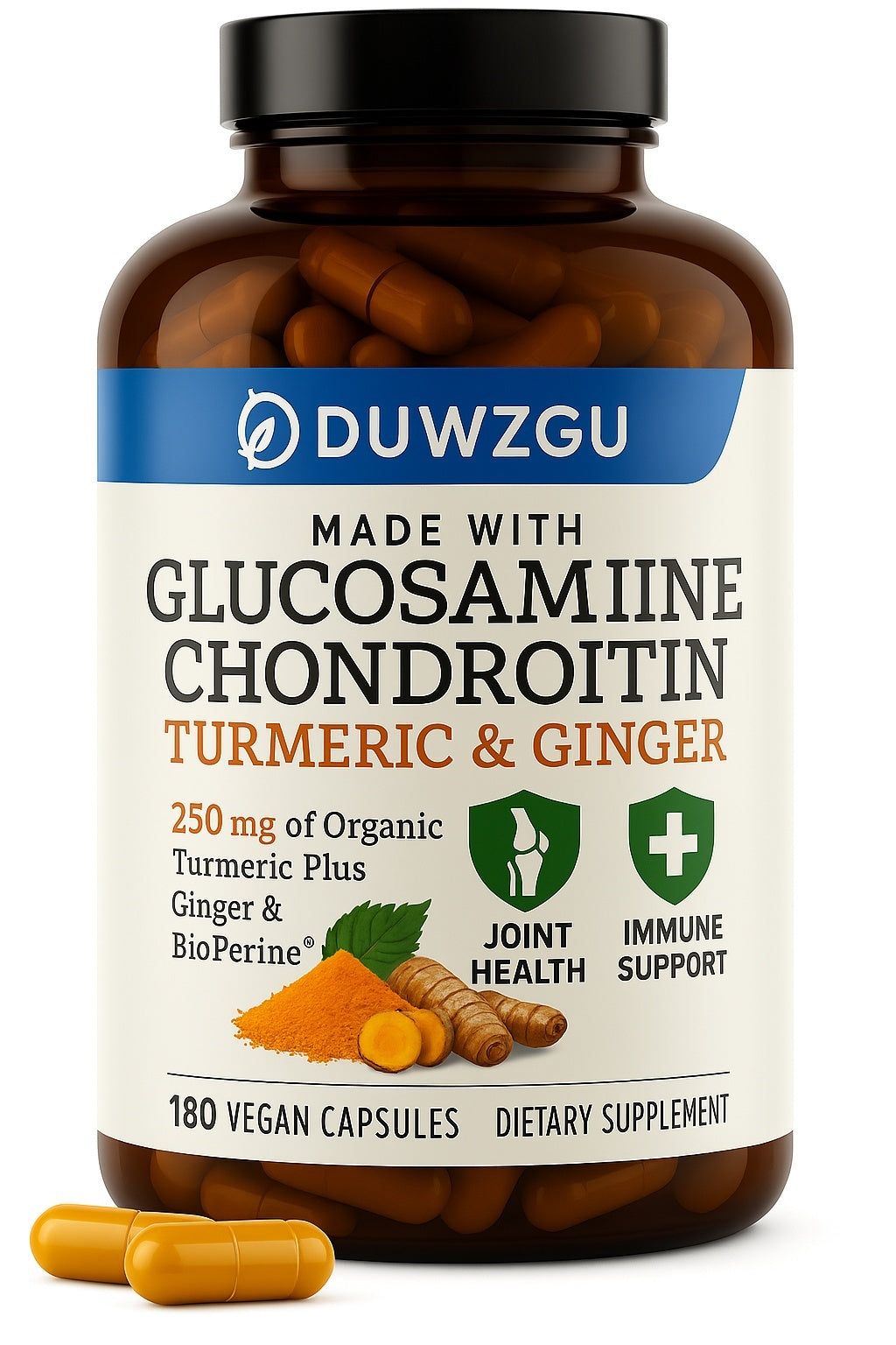 3. 💊 Glucosamina + Jengibre – Movilidad y Bienestar Articular