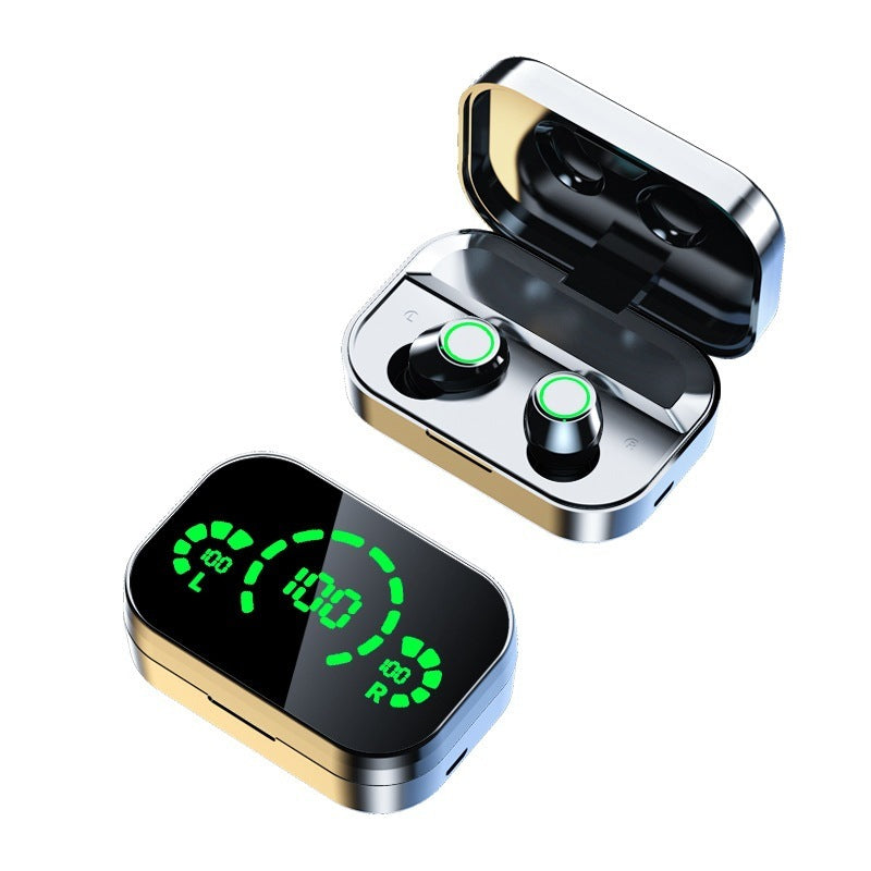 Auriculares Inalámbricos YD03 Bluetooth TWS con Pantalla Digital Inteligente, Luz LED de Respiración y Diseño In-Ear
