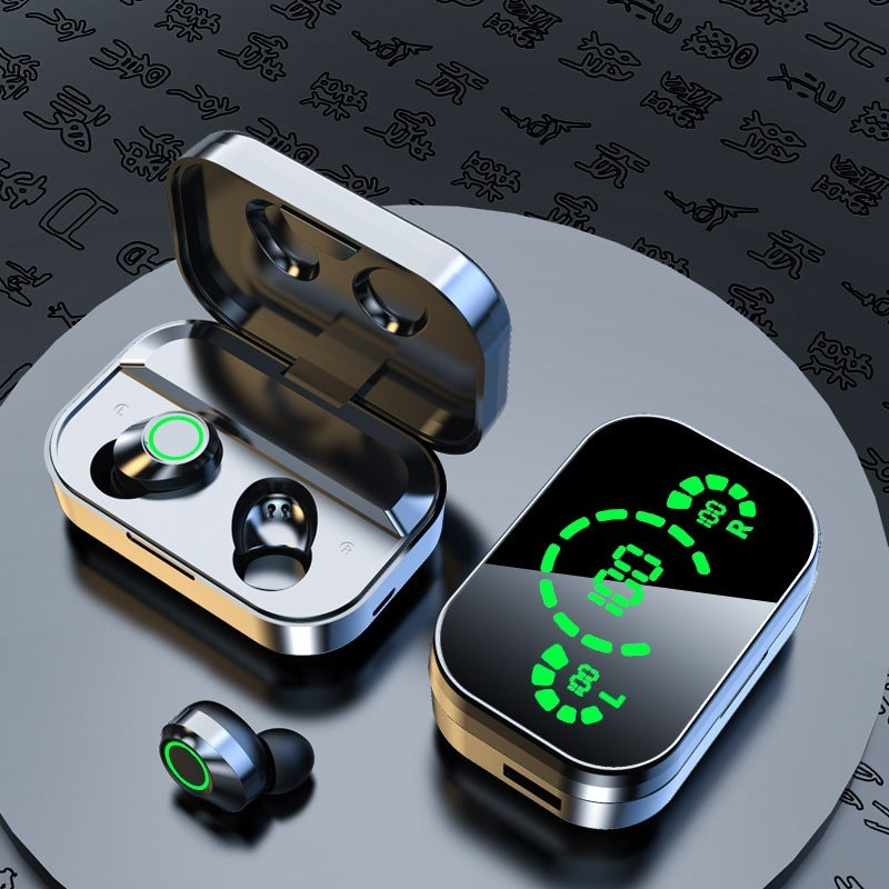 Auriculares Inalámbricos YD03 Bluetooth TWS con Pantalla Digital Inteligente, Luz LED de Respiración y Diseño In-Ear