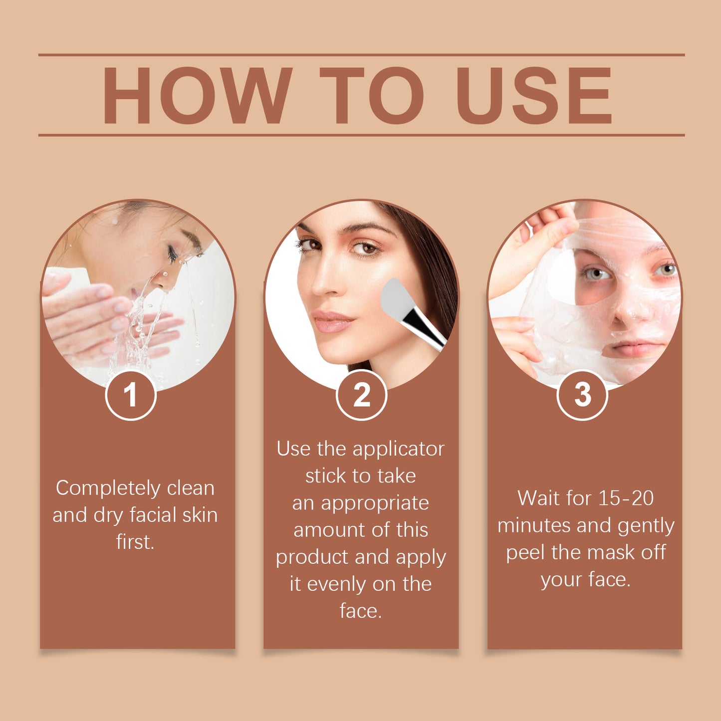 Mascarilla Exfoliante De Colágeno Mascarilla Hidratante, Hidratante, Antiarrugas E Iluminadora