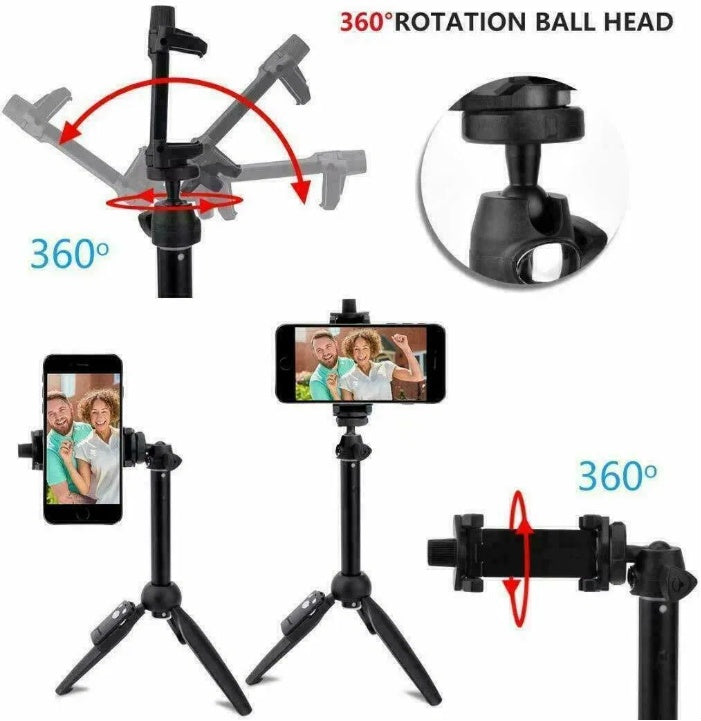 Selfie Stick Tripod 40 Bluetooth Remote Portable For IPhone And Android Phones