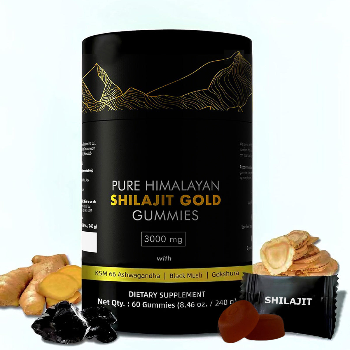 Xilaizhi Gummies – 60 Cápsulas en Lata, Suplemento Delicioso para Energía y Bienestar Diario