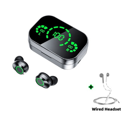 Auriculares Inalámbricos YD03 Bluetooth TWS con Pantalla Digital Inteligente, Luz LED de Respiración y Diseño In-Ear