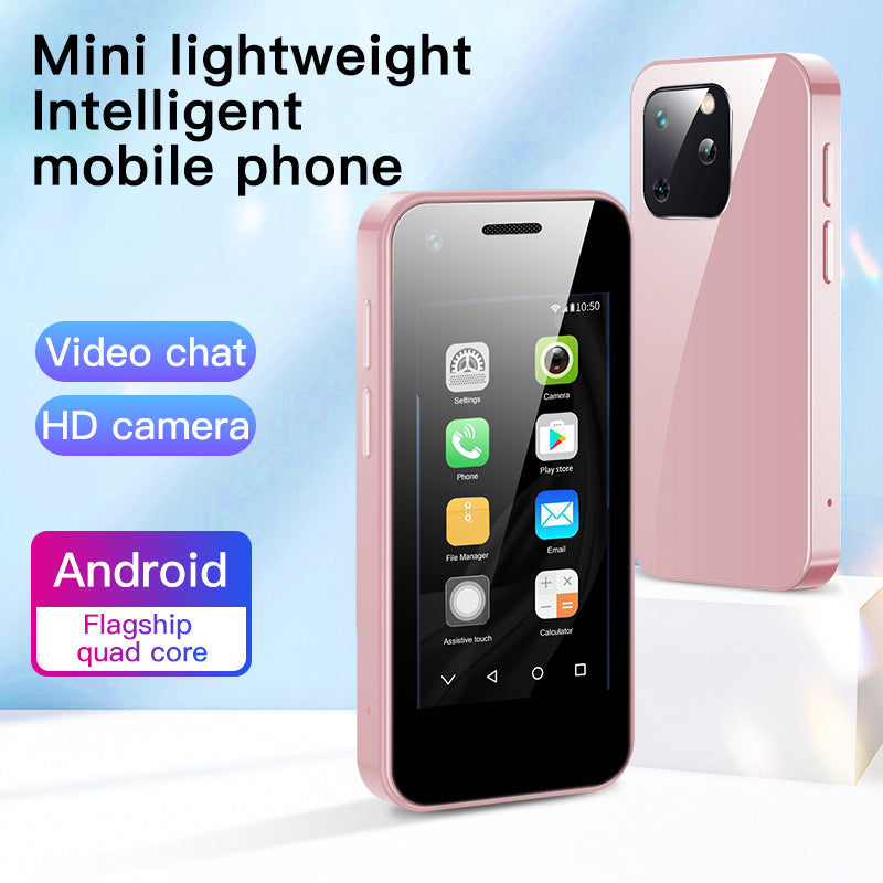 📱 Mini Teléfono Android – Quad Core Inteligente y Ultra Pequeño