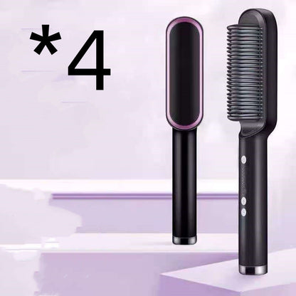Cepillo Eléctrico 2 en 1 – Alisado y Rizado Profesional con Tecnología de Iones Negativos