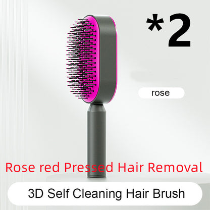 💆‍♀️ Cepillo de Pelo Autolimpiante para Mujer – Masaje y Cuidado del Cuero Cabelludo
✨ Limpieza con un solo botón, sin enredos ni residuos
✨ Masajeador de cuero cabelludo con airbag para estimular el crecimiento del cabello
✨ Reduce la caída del cabello