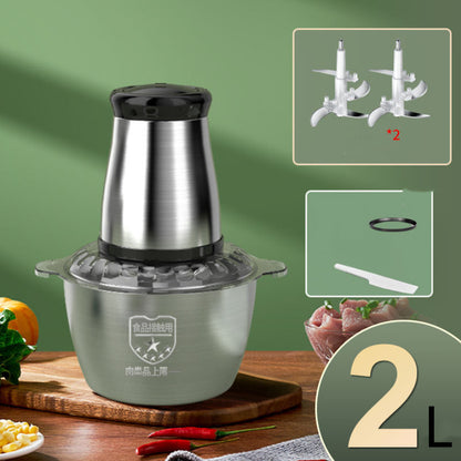 ⭐ Picadora de Carne Eléctrica de Acero Inoxidable – Compacta y Automática