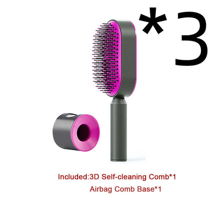 💆‍♀️ Cepillo de Pelo Autolimpiante para Mujer – Masaje y Cuidado del Cuero Cabelludo
✨ Limpieza con un solo botón, sin enredos ni residuos
✨ Masajeador de cuero cabelludo con airbag para estimular el crecimiento del cabello
✨ Reduce la caída del cabello