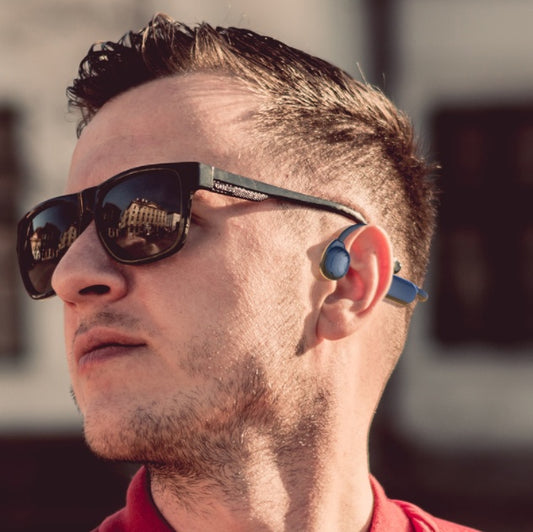 .	Auriculares Bluetooth de Conducción Ósea Personal – Música y Llamadas sin Cubrir los Oídos