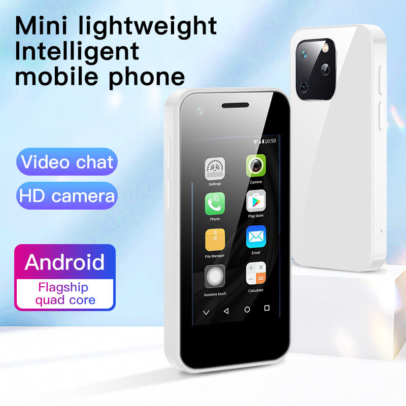📱 Mini Teléfono Android – Quad Core Inteligente y Ultra Pequeño