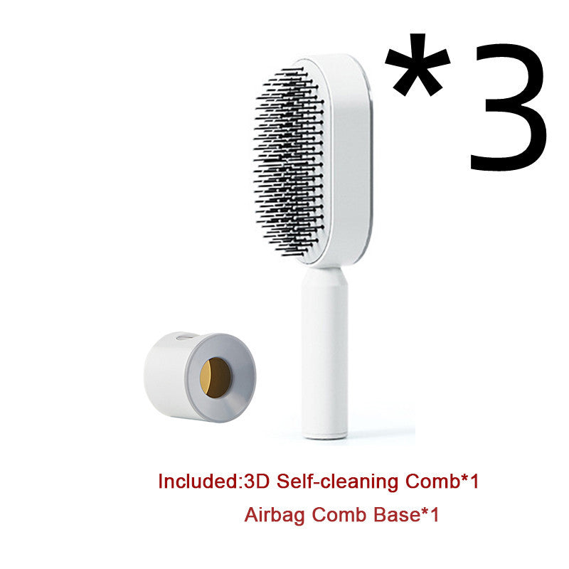 💆‍♀️ Cepillo de Pelo Autolimpiante para Mujer – Masaje y Cuidado del Cuero Cabelludo
✨ Limpieza con un solo botón, sin enredos ni residuos
✨ Masajeador de cuero cabelludo con airbag para estimular el crecimiento del cabello
✨ Reduce la caída del cabello