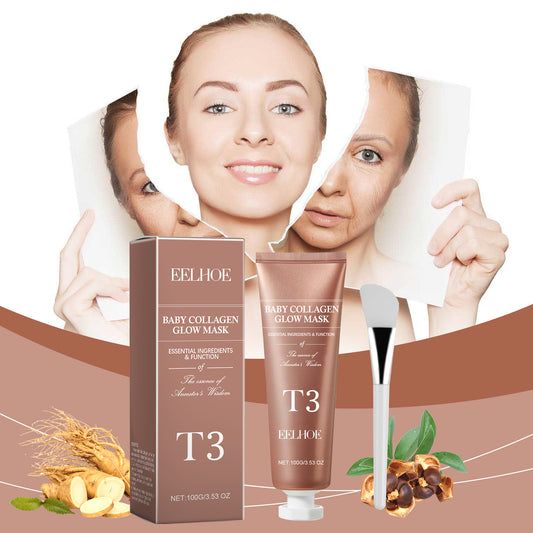 Mascarilla Exfoliante De Colágeno Mascarilla Hidratante, Hidratante, Antiarrugas E Iluminadora