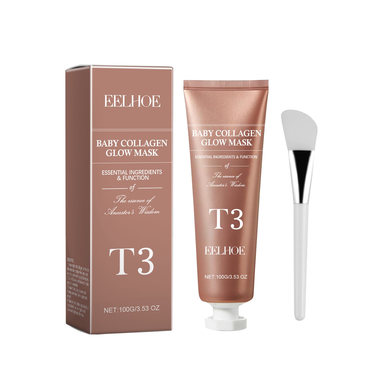Mascarilla Exfoliante De Colágeno Mascarilla Hidratante, Hidratante, Antiarrugas E Iluminadora